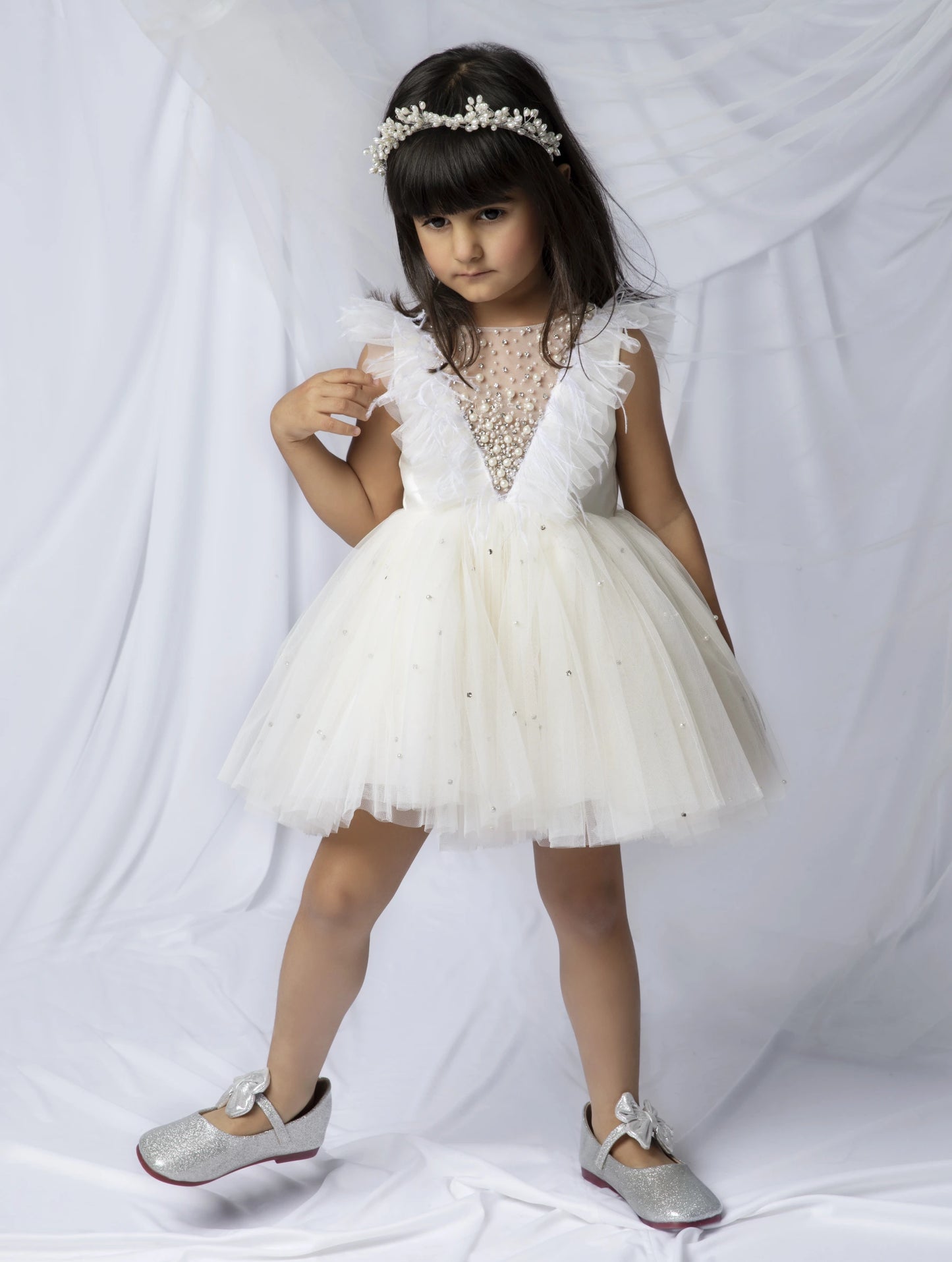 PearlTulle Princess Dress