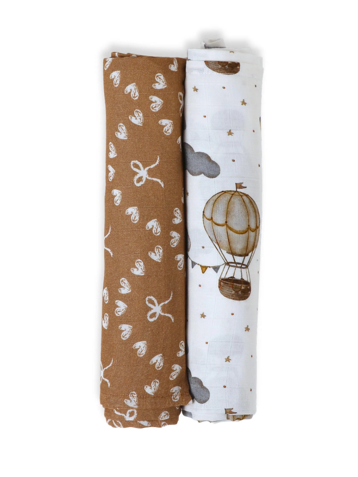 Bamboo Muslin Swaddle Blanket Set | Organic Bamboo Baby Swaddle | Newborn Receiving Blanket | Baby Shower Gift |  Baby Essentials