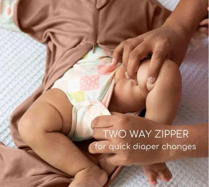 Arms Up Swaddle Pod for Newborns | Self Soothing Baby Sleep Sack | Bamboo Cotton Zipper Swaddle | Anti Startle Swaddle for Better Sleep