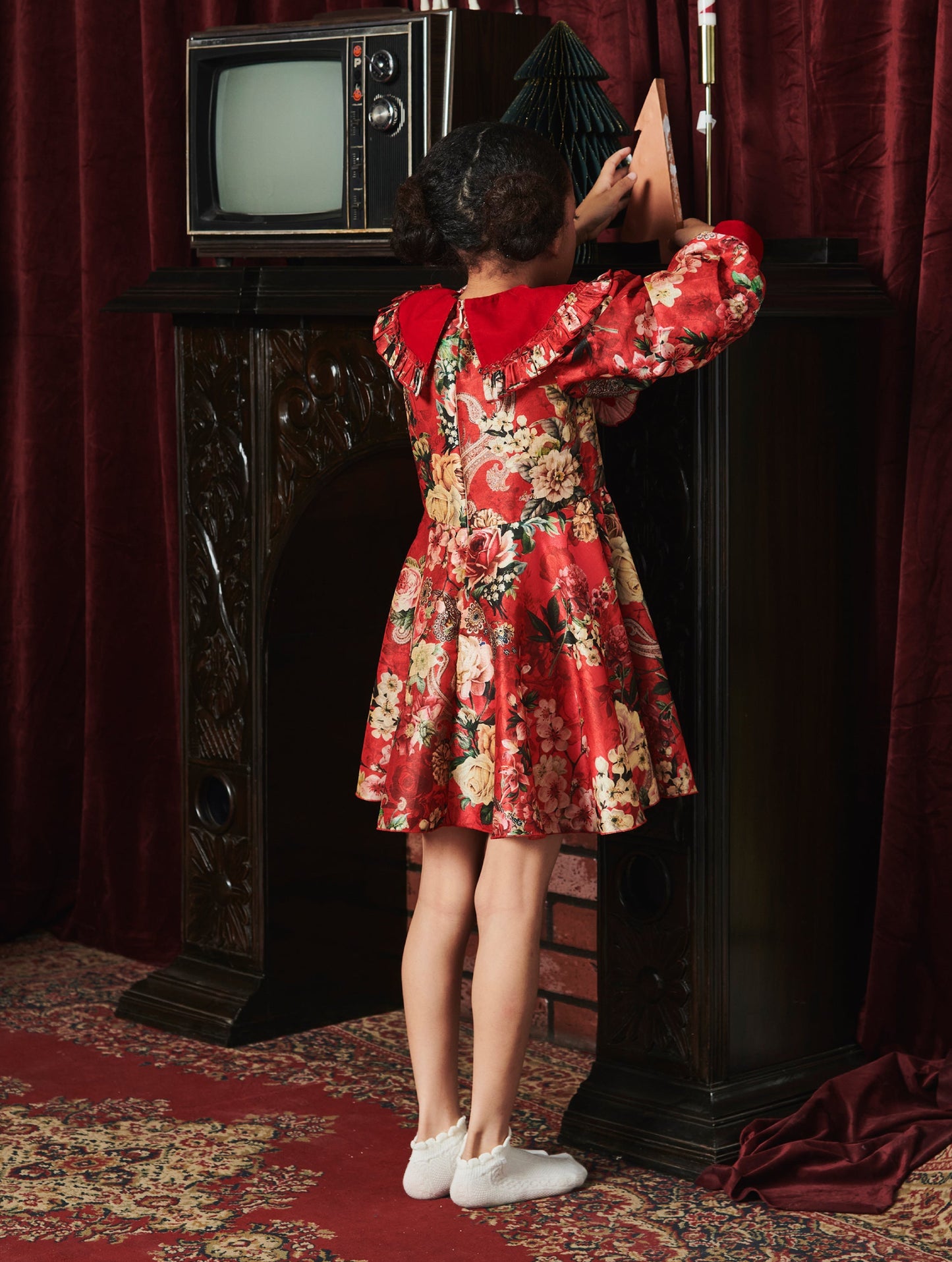 The Beatrice Floral-Inspired Dress