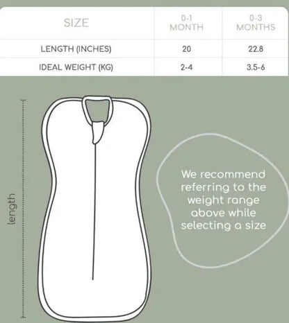 Arms Up Swaddle Pod for Newborns | Self Soothing Baby Sleep Sack | Bamboo Cotton Zipper Swaddle | Anti Startle Swaddle for Better Sleep