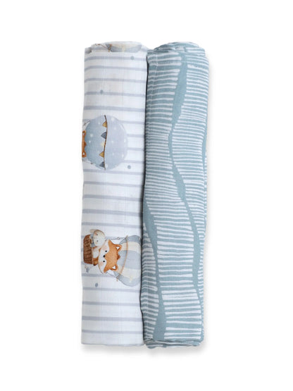 Bamboo Muslin Swaddle Blanket Set | Organic Bamboo Baby Swaddle | Newborn Receiving Blanket | Baby Shower Gift |  Baby Essentials