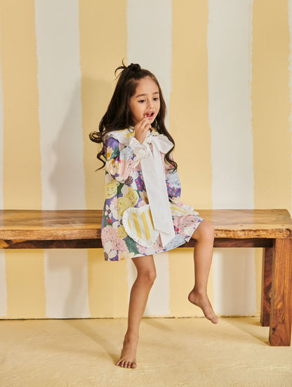 Darla Heart Print Party Dress