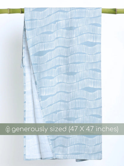 Bamboo Muslin Swaddle Blanket Set | Organic Bamboo Baby Swaddle | Newborn Receiving Blanket | Baby Shower Gift |  Baby Essentials