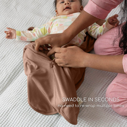 Cocoon Care Knitted Bamboo Cotton Arms Up Swaddle Sleeping Pod for Baby | Swaddle Pod for New Born Baby