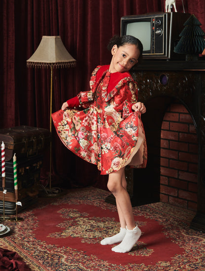 The Beatrice Floral-Inspired Dress