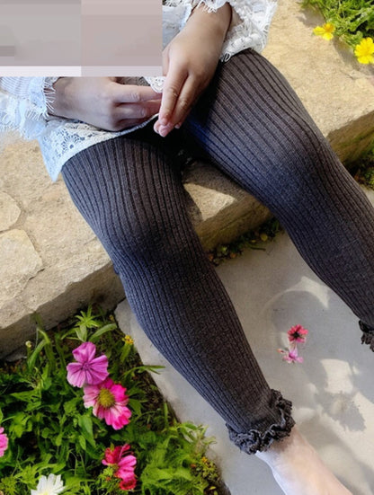 Organic Cotton Knit Leggings