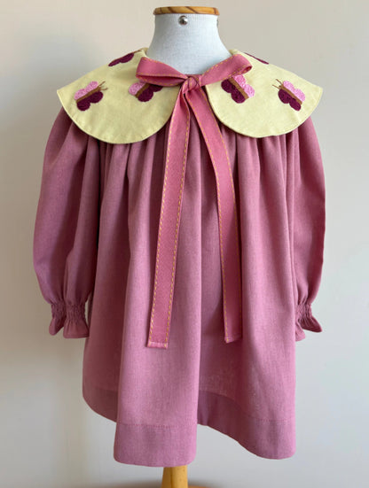 Antique Pink Butterfly Dress