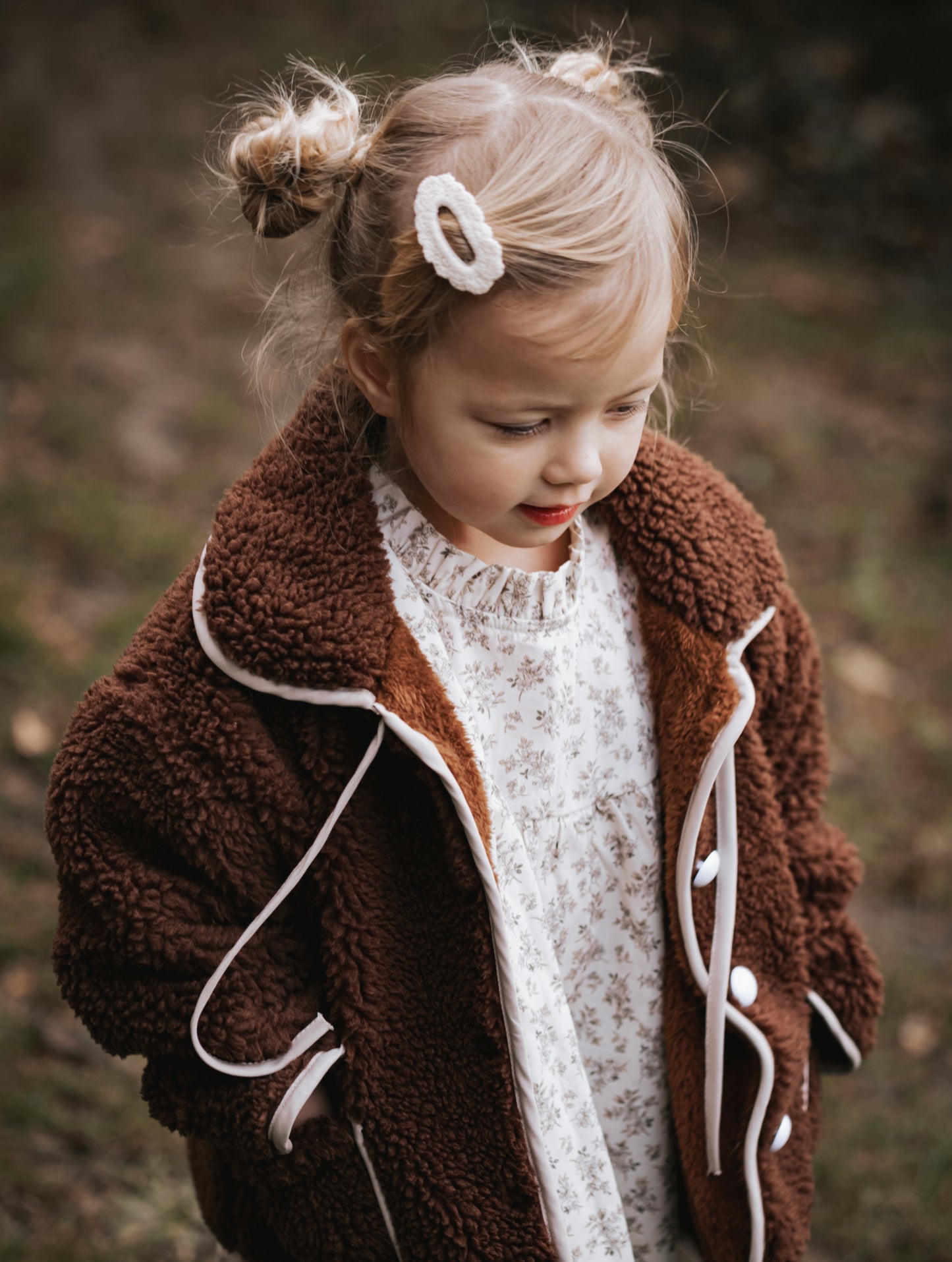 Cozy Faux Sheepskin Jacket - Brown