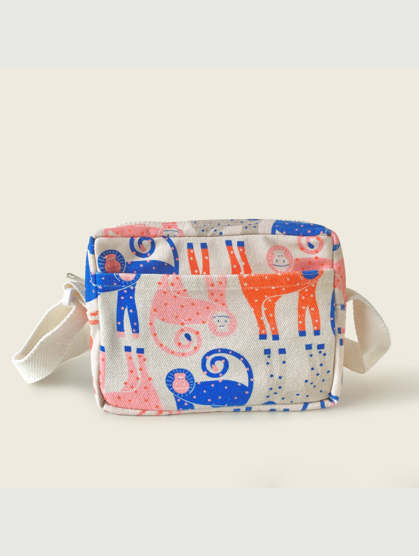 Munki Pattern Kids' Crossbody Bag