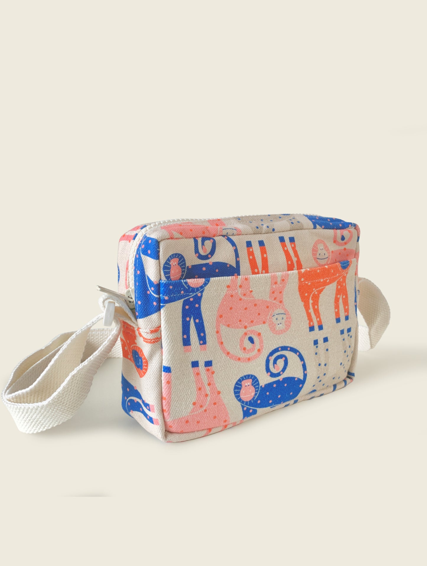 Munki Pattern Kids' Crossbody Bag