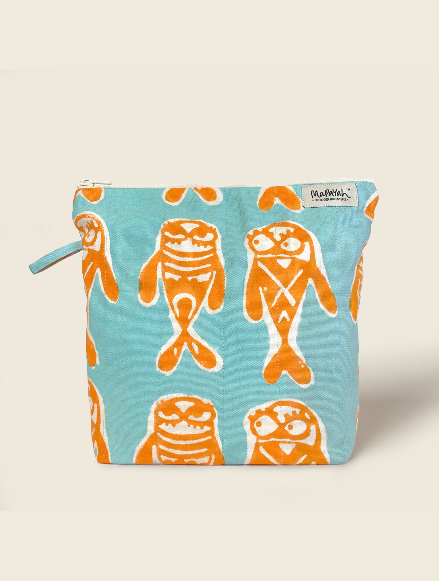 Bubbles Aqua  Print Toilet Bag