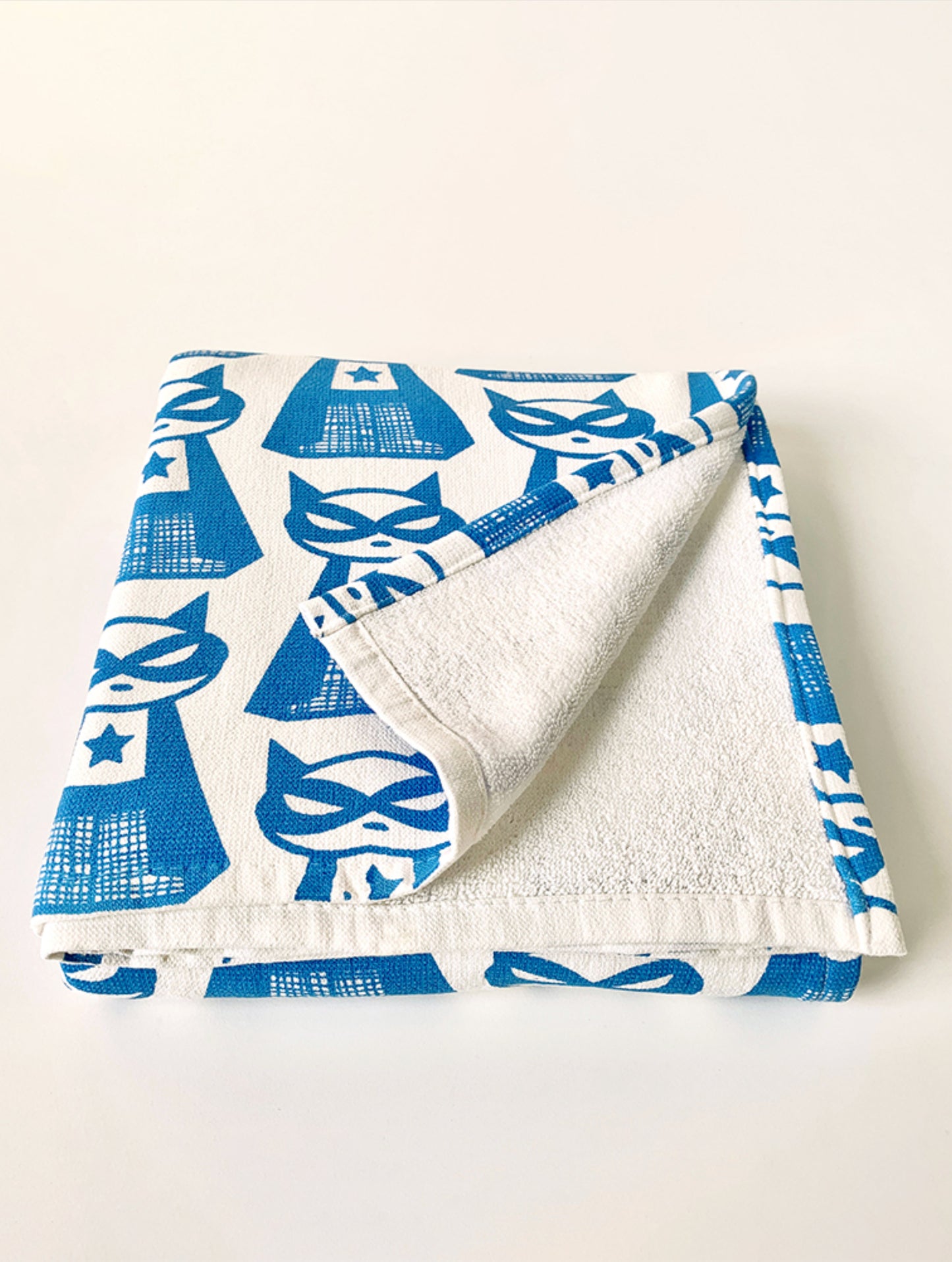 Supermeow Blue Bath Towel - Wrap Collection