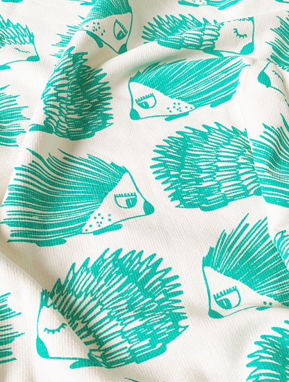 Porcupine Green Bath Towel - Wrap Collection