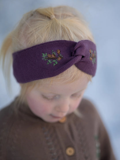 Inge Cozy Headband - Prune Purple